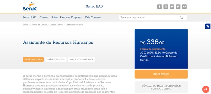  Curso de Assistente de Recursos Humanos